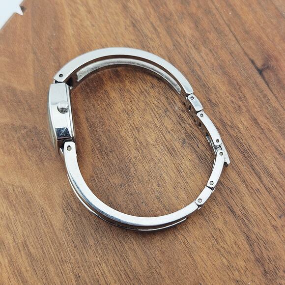 Fossil Women's Silver Tone Bracelet Watch Ombre Purple Blue Dial Simple Y2K - Picture 4 of 7